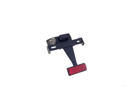 Piese moto - Adjustable license support PUIG 6551N Negru