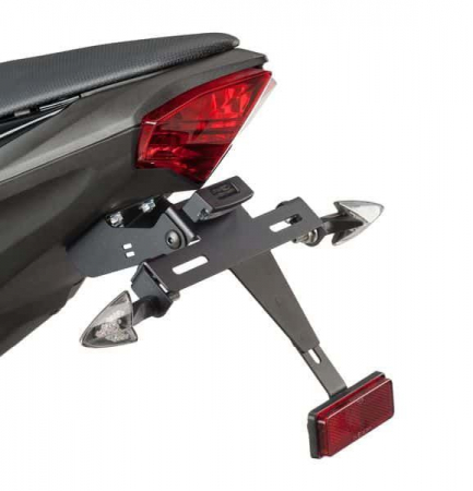 Piese moto - Adjustable license support PUIG 7788N Negru
