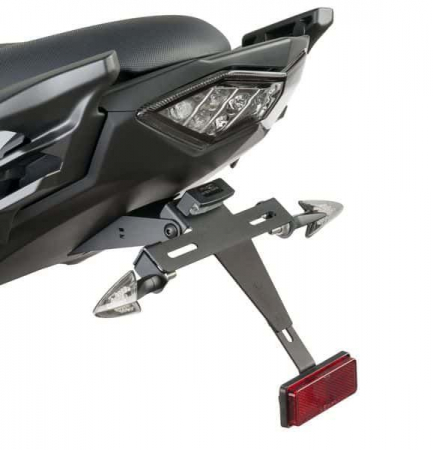 Piese moto - Adjustable license support PUIG 7789N Negru