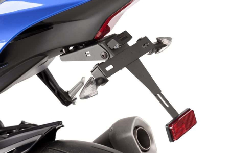 Piese moto - Adjustable license support PUIG 7798N Negru