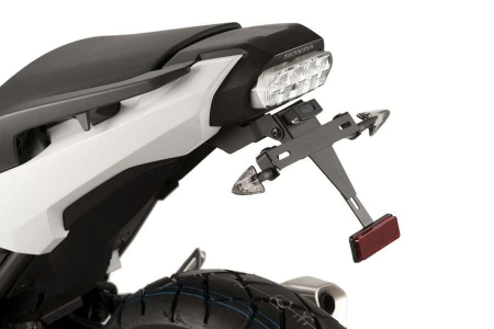 Piese moto - Adjustable license support PUIG 8725N Negru