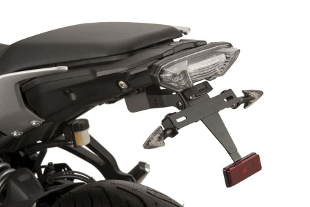 Piese moto - Adjustable license support PUIG 9204N Negru