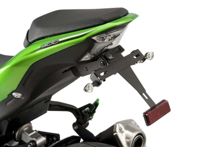Piese moto - Adjustable license support PUIG 9388N Negru