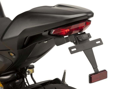 Piese moto - Adjustable license support PUIG 9496N Negru