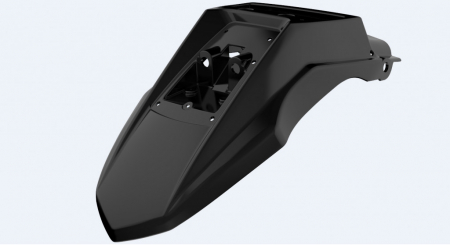 Piese moto - Aripa de spate POLISPORT Negru