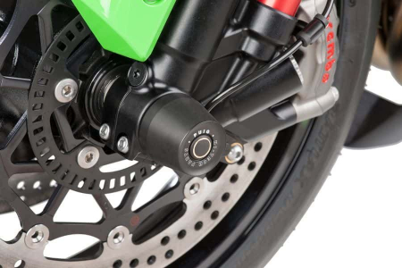 Piese moto - Axle sliders PUIG 8658N Negru color caps included