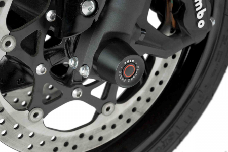Piese moto - Axle sliders PUIG 8681N Negru color caps included