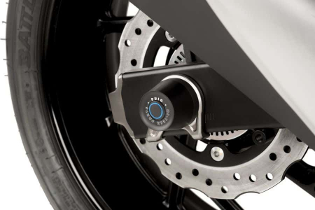 Piese moto - Axle sliders PUIG 9426N Negru color caps included