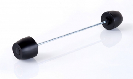 Piese moto - Axle sliders PUIG PHB19 20114N Negru without color caps, rear