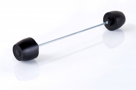Piese moto - Axle sliders PUIG PHB19 20164N Negru without color caps, rear