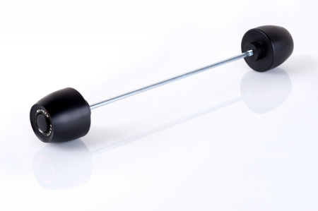 Piese moto - Axle sliders PUIG PHB19 22460N Negru without color caps, front