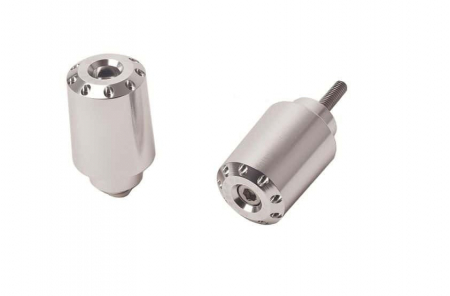Piese moto - Bar ends PUIG LONG 9207P argintiu