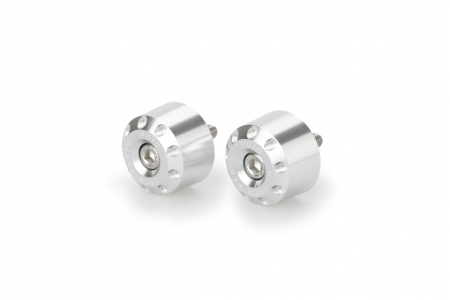 Piese moto - Bar ends PUIG SHORT 20372P argintiu