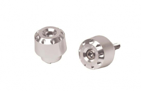 Piese moto - Bar ends PUIG SHORT 9009P argintiu