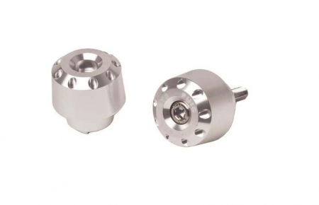 Piese moto - Bar ends PUIG SHORT 9208P argintiu