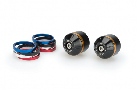 Piese moto - Bar ends PUIG SHORT WITH RIM 20611N colour rings included