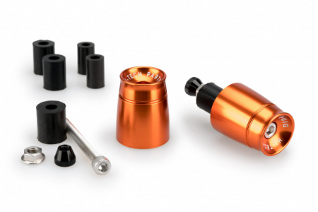 Piese moto - Bar ends PUIG SPORT 21011T portocaliu UNIVERSAL M6 13-18mm.