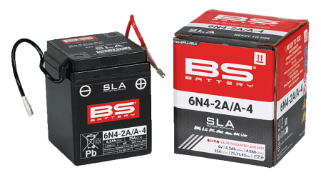 Baterie activata din fabrica BS-BATTERY 6N4-2A/A-4 (FA) SLA [1]