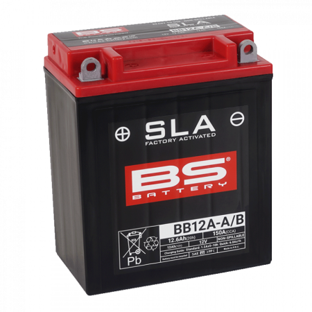 Piese moto - Baterie activata din fabrica BS-BATTERY BB12A-A/B SLA