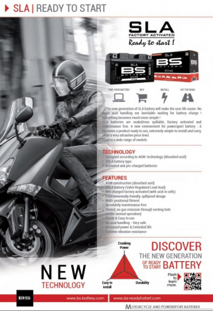 Baterie activata din fabrica BS-BATTERY BTZ10S (YTZ10S) [1]