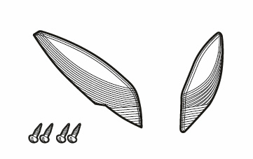 Piese moto - Benzi reflectorizante SHAD for SH48