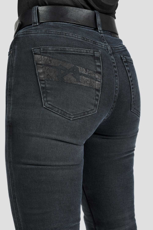 Blugi dama Pando Kaya Graphite, Slim Fit [2]