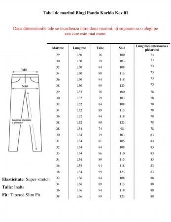 Blugi Pando Mark Kev, Tapered fit [2]