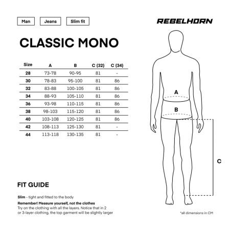 Blugi Rebelhorn Classic monolayer, Regular Fit [11]