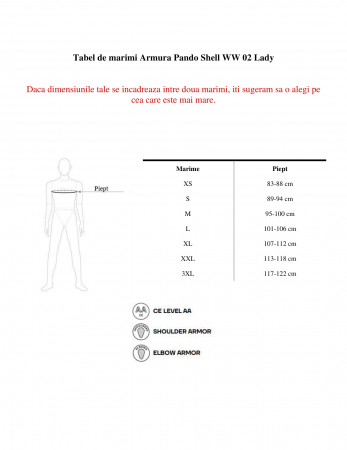 Body cu protectii Pando Shell WW 02 Lady [1]