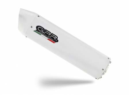 Bolt-on silencer GPR ALBUS HY.3.ALB White glossy including removable db killer [2]