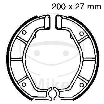 Piese moto - Brake shoe set EBC 859 nu contin arcurile