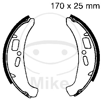 Piese moto - Brake shoe set EBC 881 nu contin arcurile