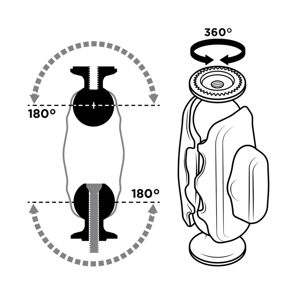 Brat pivotant Quad Lock<sup>®</sup> 360 Arm [1]