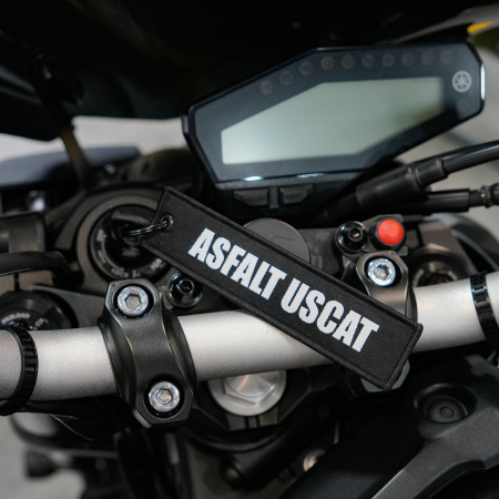 Brelocuri - Breloc textil VYROS Asfalt Uscat