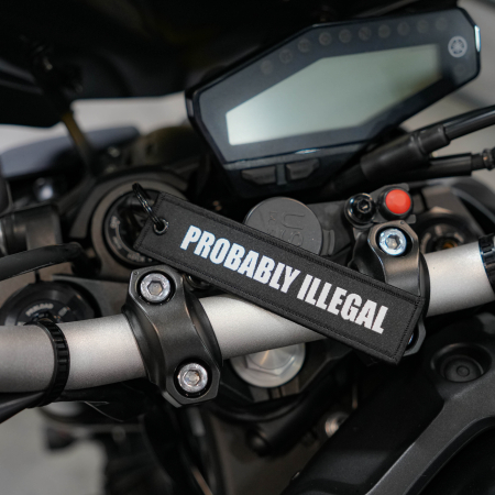 Brelocuri - Breloc textil VYROS Probably Illegal