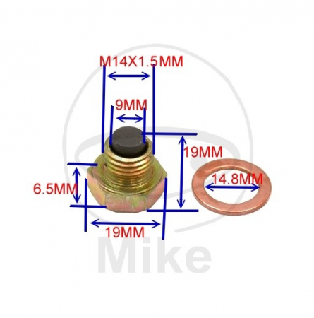 Buson baie ulei megnetic JMP M14X1.50 cu saiba [1]