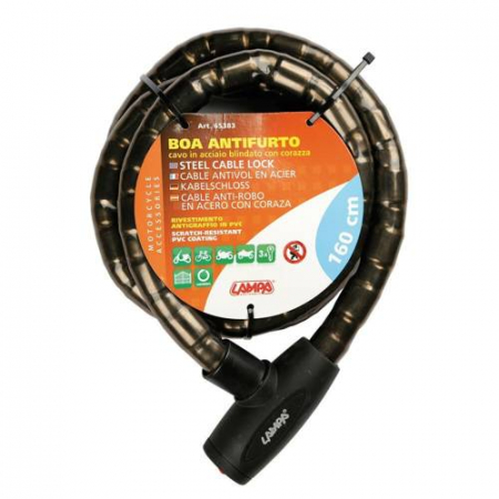 Lanturi si lacate de disc - Cablu de blocare din otel Lampa Boa