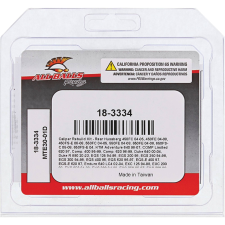 Caliper Rebuild Kit All Balls Racing CRK18-3334 [3]