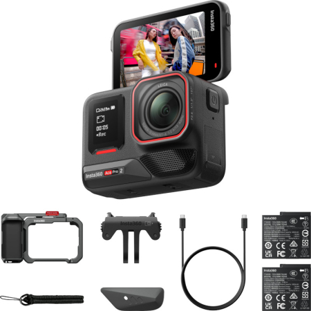 Camere de actiune - Camera de actiune Insta360 Ace Pro 2 Dual-Battery Xplorer Bundle