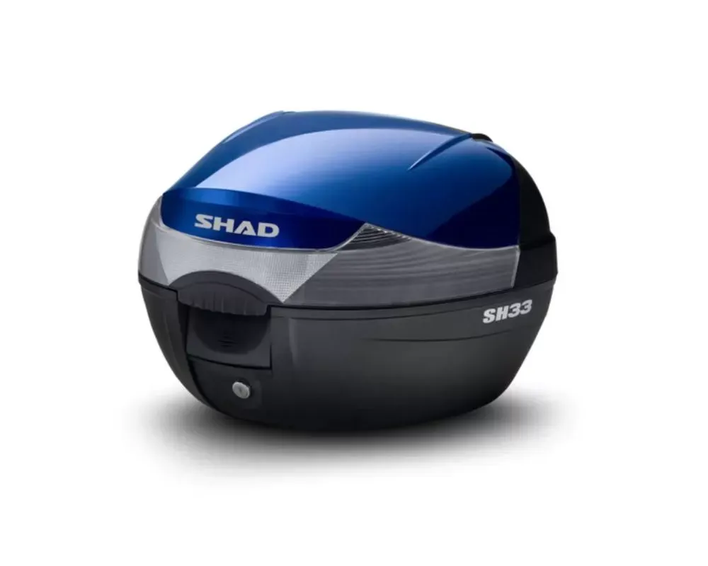 Top case si cutii laterale - Capac SHAD D1B33E801 pentru SH33 Albastru
