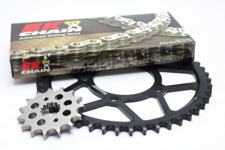 Piese moto - Chain kit EK ‘ORIGINAL EK + SUPERSPROX with H chain -most used
