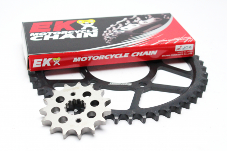 Piese moto - Chain kit EK ‘ORIGINAL EK + SUPERSPROX with SROZ chain -most used