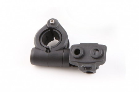 Piese moto - Clamp + Support for auxiliary lights PUIG 3635N Negru