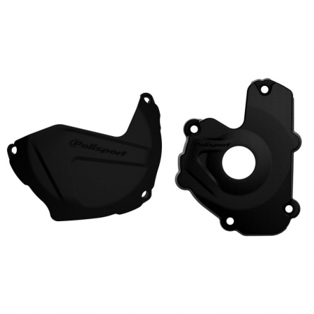 Piese moto - Clutch and ignition cover protector kit POLISPORT Albastru