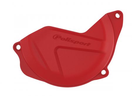 Piese moto - Clutch cover protector POLISPORT PERFORMANCE red CR 04