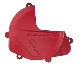 Piese moto - Clutch cover protector POLISPORT PERFORMANCE red CR 04