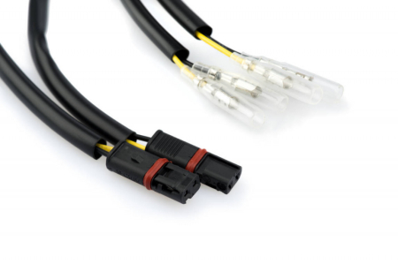 Piese moto - Connector leads PUIG MODELS BMW 3871N Negru