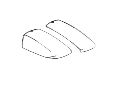 Piese moto - Cover SHAD SH23 D1B23E25 aluminium look