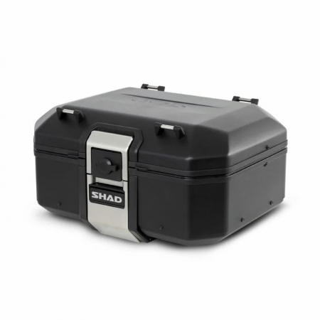 Top case si cutii laterale - Cutie centrala aluminiu SHAD Terra TR37 D0TR37100B, Negru