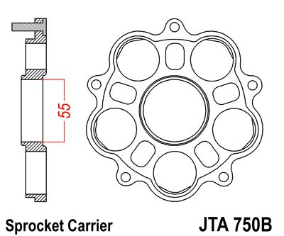 Piese moto - Cutie transport pinion JT JTA 750B